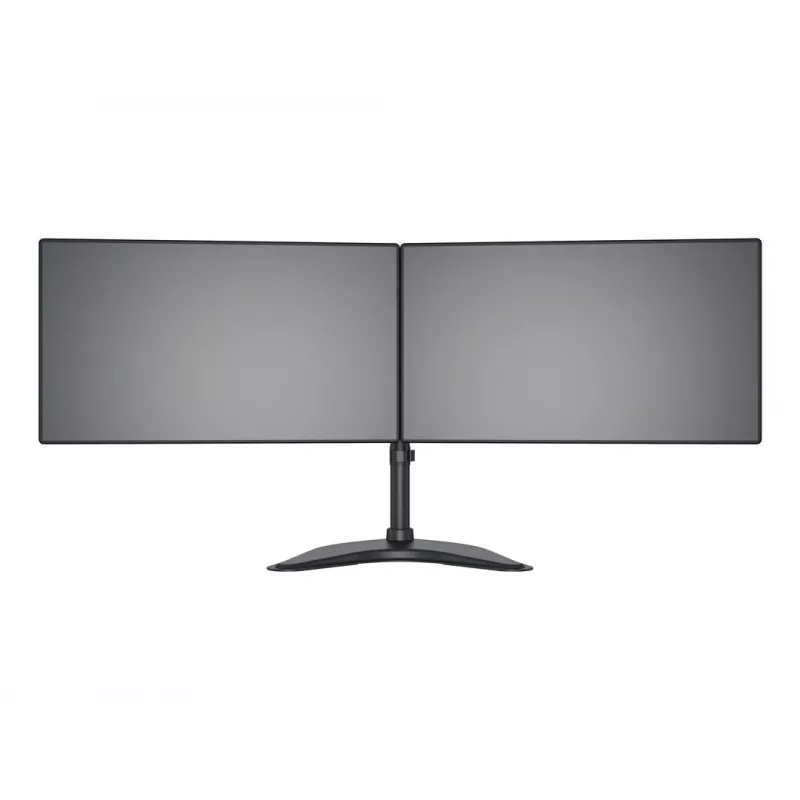 Suporte de secretária Multibrackets M Deskstand Basic Dual, Autónomo, 16 kg, 38,1 cm (15 polegadas), 68,6 cm (27 polegadas), 100 x 100 mm, Preto