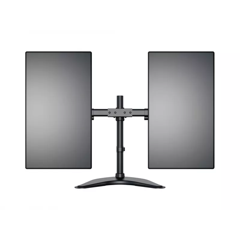 Suporte de secretária Multibrackets M Deskstand Basic Dual, Autónomo, 16 kg, 38,1 cm (15 polegadas), 68,6 cm (27 polegadas), 100 x 100 mm, Preto