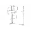 Suporte de TV motorizado Multibrackets M Lift Large capacidade 50 kg ecrãs de 37-65 polegadas
