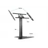 Multibrackets M Public Display Stand 110 HD Floorbase Single Preto