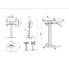 Multibrackets M Public Display Stand 110 HD Floorbase Single Preto