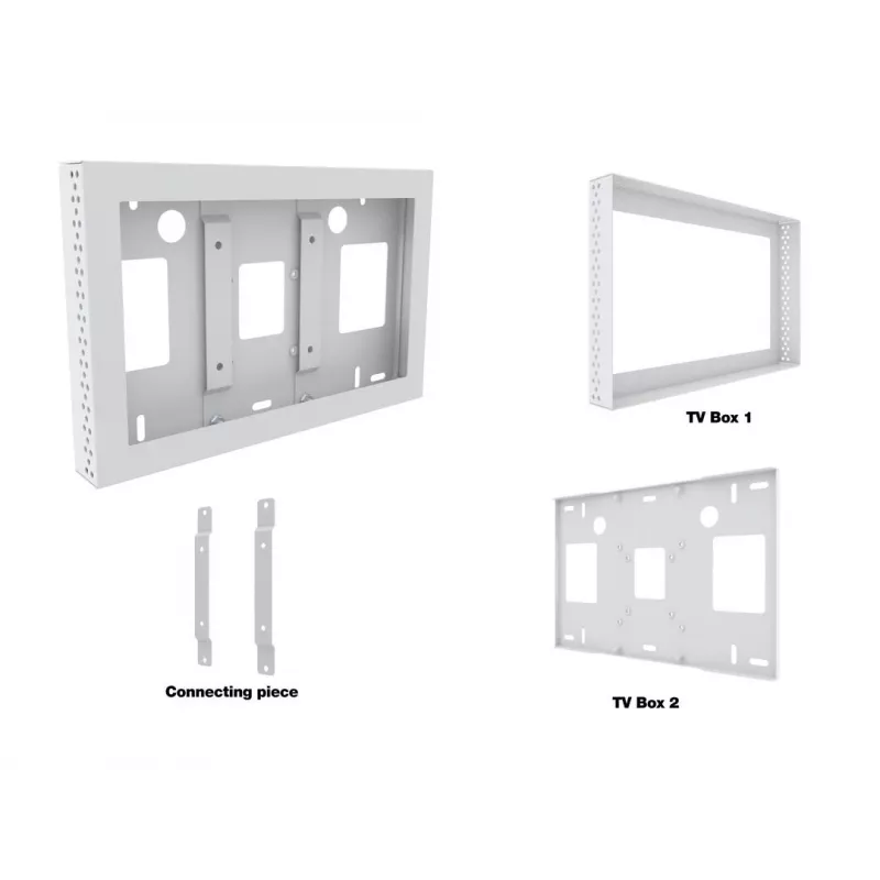 Multibrackets M Pro Series - Caixa 13 polegadas QB13R & QB13R-T Branco