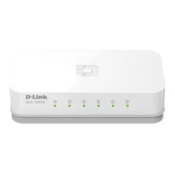 D-Link ES-1005C/E não gerido Fast Ethernet (10/100) de secretária branco