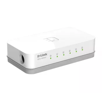 D-Link ES-1005C/E não gerido Fast Ethernet (10/100) de secretária branco