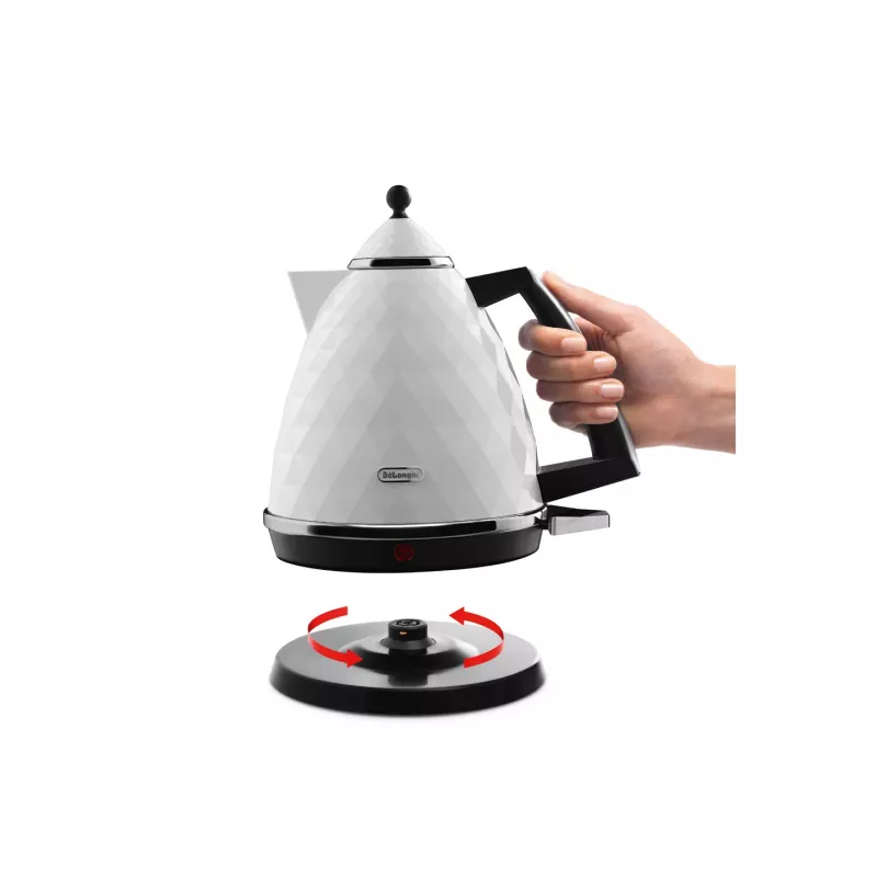 Chaleira De’Longhi Brillante KBJ 2001.W 1,7 L 2000 W branca