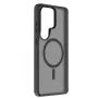 Cellularline FROSTY MAG - capa semitransparente para Galaxy S26 Ultra com superfície mate e bordas coloridas, compatível com o ecossistema Qi2 e acessórios magnéticos para Samsung.