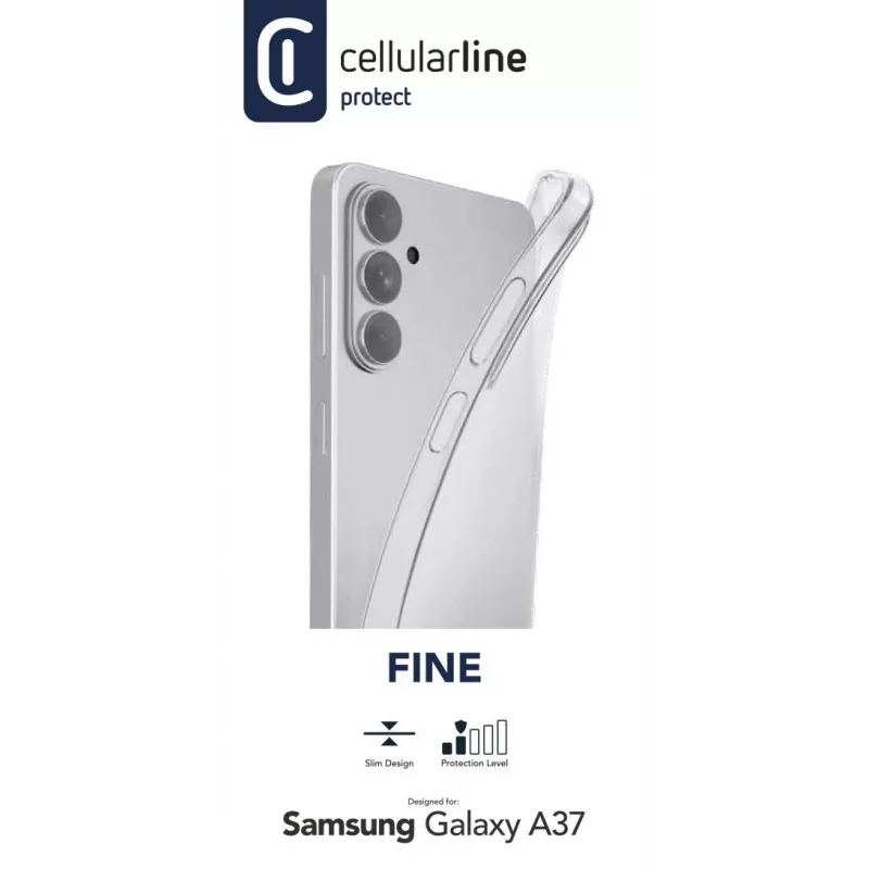 Cellularline Fine - capa para Galaxy A37, Samsung, Galaxy A37, 17 cm (6,7