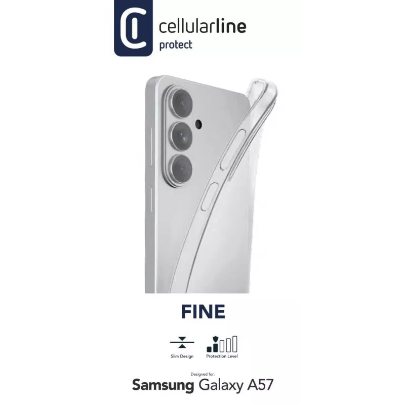 Cellularline Fine - capa para Galaxy A57, Samsung, Galaxy A57, 17 cm (6,7