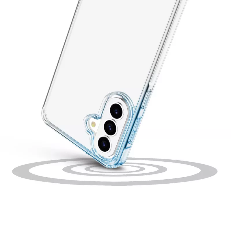 Cellularline Clear Protect – capa rígida para Galaxy A37 com bordas de borracha