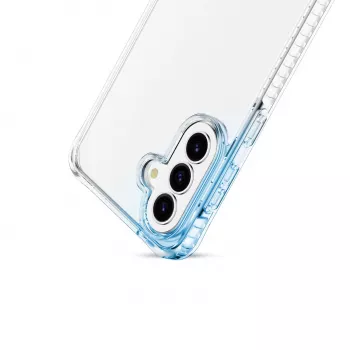 Cellularline Ultra Strong - capa transparente ultraprotetora para Galaxy A57 com bordas amortecedoras e câmaras de ar integradas, desenvolvida para proteção máxima em quedas acidentais.