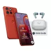 Motorola edge 60 neo + Moto Buds PG38C05749 16,1 cm (6,36 polegadas) Dual SIM Android 15 5G USB-C 8 GB 256 GB 5200 mAh vermelho