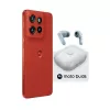Motorola edge 60 neo + Moto Buds PG38C05749 16,1 cm (6,36 polegadas) Dual SIM Android 15 5G USB-C 8 GB 256 GB 5200 mAh vermelho