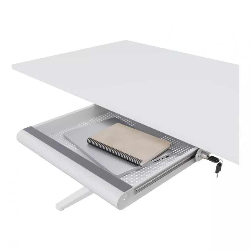 Organizador de gaveta de secretária Dataflex 20.620 aço branco