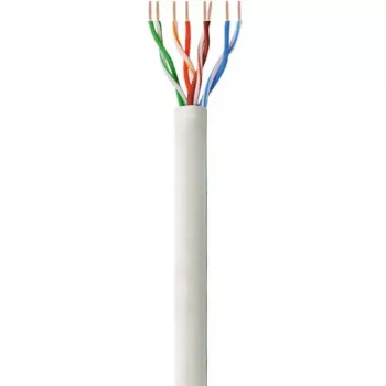 Cabo de rede Techly ITP-C6U-FL-100 cinzento 100 m Cat6 U/UTP (UTP)