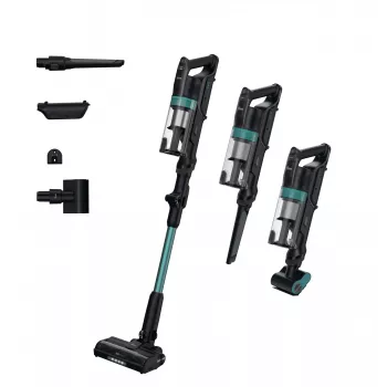 Aspirador de bateria Hoover HF1P10PX 011 seco espuma, micro sem saco 0,7 l 165 W preto, turquesa 22 Ah