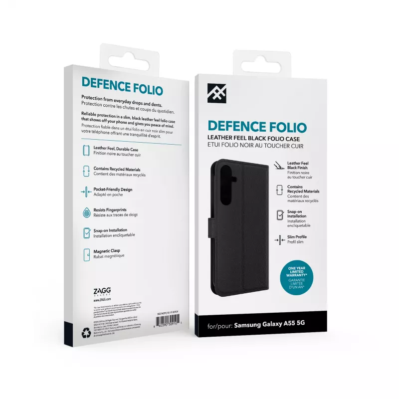 IFROGZ Defence Folio capa para telemóvel 16,8 cm (6,6 polegadas) preto