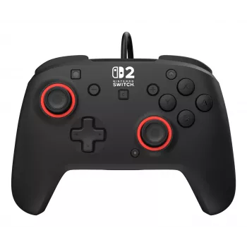 Comando de jogos com fios Turtle Beach Rematch para Nintendo Switch 2 – USB-C, cabo de 3 m, botão de retroceder, D-pad, preto