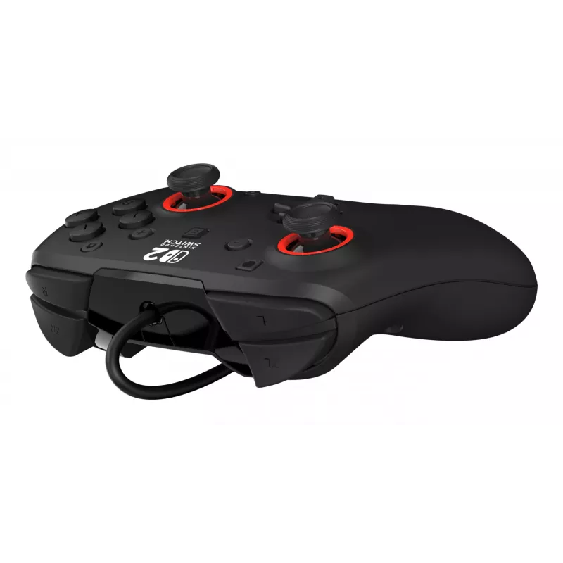 Comando de jogos com fios Turtle Beach Rematch para Nintendo Switch 2 – USB-C, cabo de 3 m, botão de retroceder, D-pad, preto