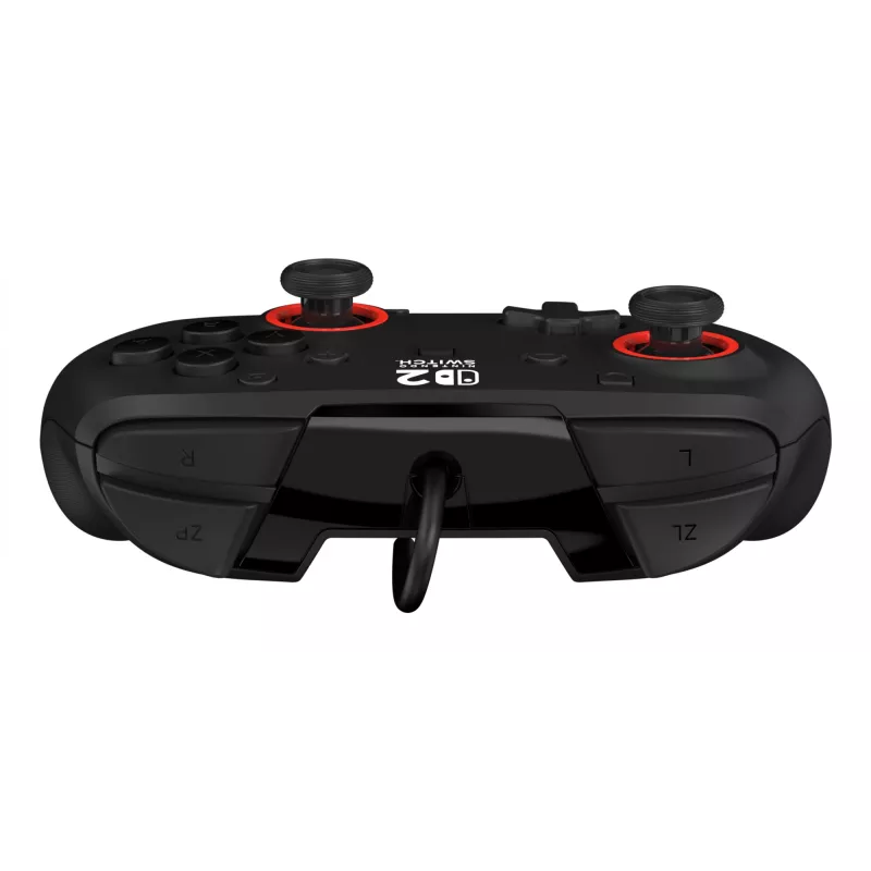 Comando de jogos com fios Turtle Beach Rematch para Nintendo Switch 2 – USB-C, cabo de 3 m, botão de retroceder, D-pad, preto