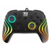 Gamepad Turtle Beach Afterglow Wave preto com fios RGB para Nintendo Switch / Switch 2, USB-C, cabo de 3 m