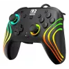 Gamepad Turtle Beach Afterglow Wave preto com fios RGB para Nintendo Switch / Switch 2, USB-C, cabo de 3 m