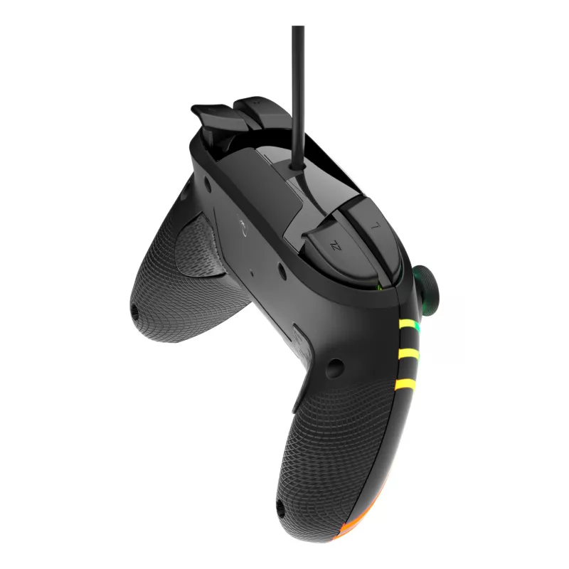 Gamepad Turtle Beach Afterglow Wave preto com fios RGB para Nintendo Switch / Switch 2, USB-C, cabo de 3 m
