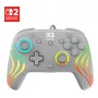 Comando de jogos RGB com fios Turtle Beach Afterglow Wave cinzento – USB-C, cabo de 3 m, para Nintendo Switch / Switch 2 / Switch OLED