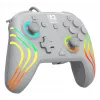 Comando de jogos RGB com fios Turtle Beach Afterglow Wave cinzento – USB-C, cabo de 3 m, para Nintendo Switch / Switch 2 / Switch OLED