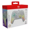 Comando de jogos RGB com fios Turtle Beach Afterglow Wave cinzento – USB-C, cabo de 3 m, para Nintendo Switch / Switch 2 / Switch OLED