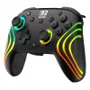 Comando de jogos RGB sem fios Turtle Beach Afterglow Wave preto para Nintendo Switch 2 — Bluetooth/USB-C, bateria integrada 20 h, cabo de 3 m