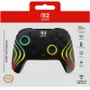 Comando de jogos RGB sem fios Turtle Beach Afterglow Wave preto para Nintendo Switch 2 — Bluetooth/USB-C, bateria integrada 20 h, cabo de 3 m