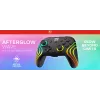 Comando de jogos RGB sem fios Turtle Beach Afterglow Wave preto para Nintendo Switch 2 — Bluetooth/USB-C, bateria integrada 20 h, cabo de 3 m