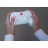 Comando de jogos RGB sem fios Turtle Beach Afterglow Wave branco para Nintendo Switch 2, Bluetooth/USB-C, bateria integrada 20 h, cabo de 3 m