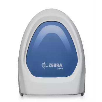 Leitor de códigos de barras portátil Zebra DS8108-HC 1D/2D LED branco