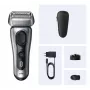 Máquina de barbear elétrica BRAUN Series 8 8617S Wet&Dry SensoAdapt — máquina de barbear de folha, sem fios, recarregável