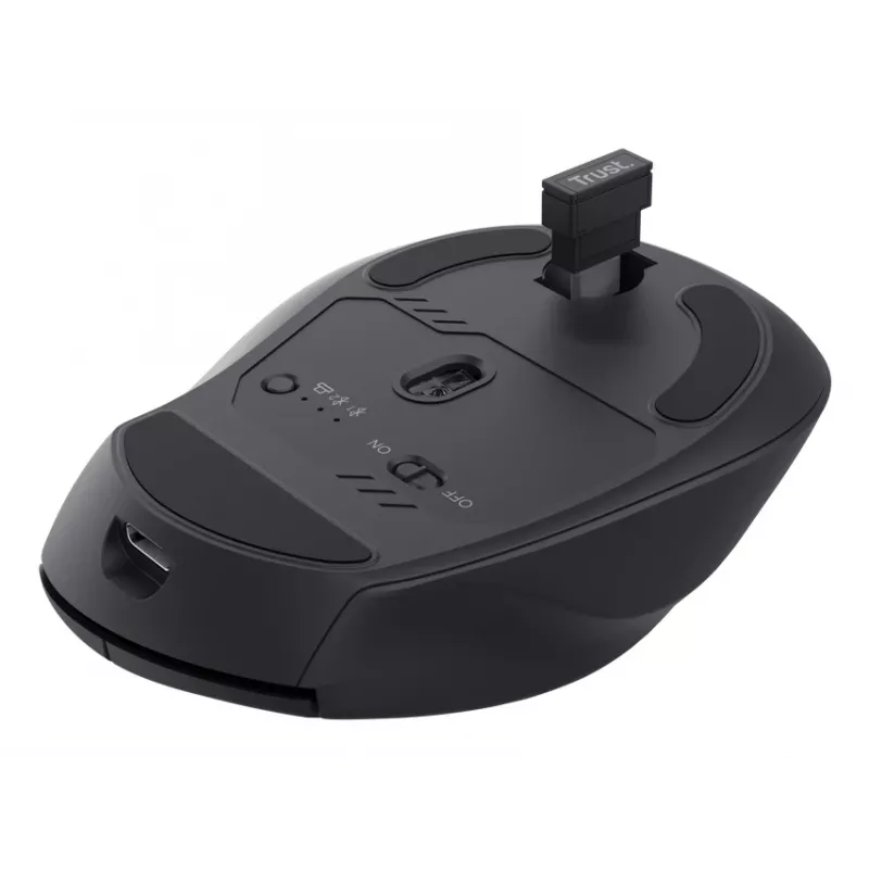 Rato de escritório sem fios para destros TRUST Niven, RF + Bluetooth, 3200 DPI