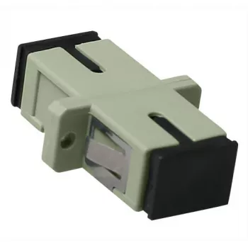 Adaptador de fibra ótica ACT SC-SC Simplex Multimodo OM1/OM2