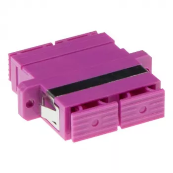 Acoplador de fibra ótica SC Duplex ACT EA3004 Multimodo OM4