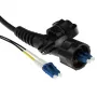Cabo de fibra ótica ACT RL7330 30 m 2x LC 2x LC ODVA preto