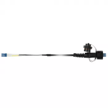 Cabo de fibra ótica ACT RL7330 30 m 2x LC 2x LC ODVA preto