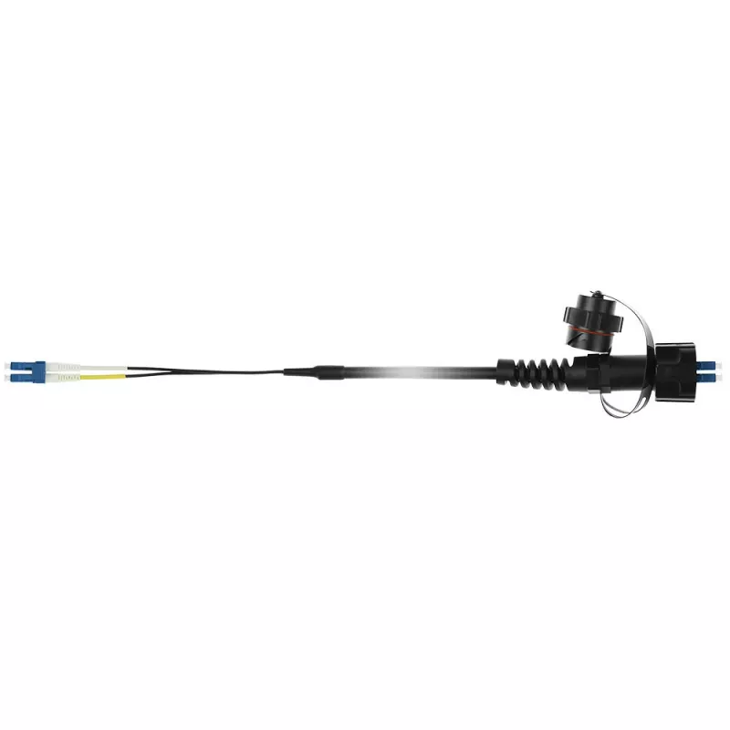 Cabo de fibra ótica ACT RL7330 30 m 2x LC 2x LC ODVA preto