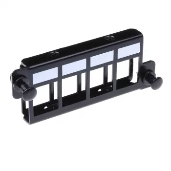 Adaptador ACT FA2057 para 4 x Keystone UTP preto