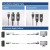 Conjunto de adaptadores ACT DisplayPort para MTP/MPO para expandir uma ligação DisplayPort até 8K@60Hz