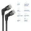 Cabo de rede ACT DD1952 Cat6 U/FTP (STP) 0,25 m preto RJ-45 para RJ-45