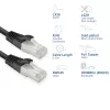 Cabo de rede ACT FB8125 preto 0,25 m Cat8 U/FTP (STP)