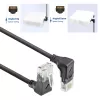 Cabo de rede ACT DD7905 Cat6a U/UTP 5 m preto RJ-45