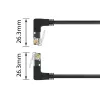 Cabo de rede ACT DD7930 Cat6a U/UTP 0,15 m RJ-45 preto