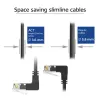 Cabo de rede ACT DD7930 Cat6a U/UTP 0,15 m RJ-45 preto