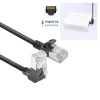 Cabo de rede ACT DA4901 Cat6a U/FTP (STP) preto 1 m com RJ-45 contactos banhados a ouro