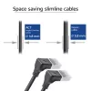 Cabo de rede ACT DA5900 Cat6a U/FTP (STP), RJ-45 macho para RJ-45 macho, 0,5 m, preto